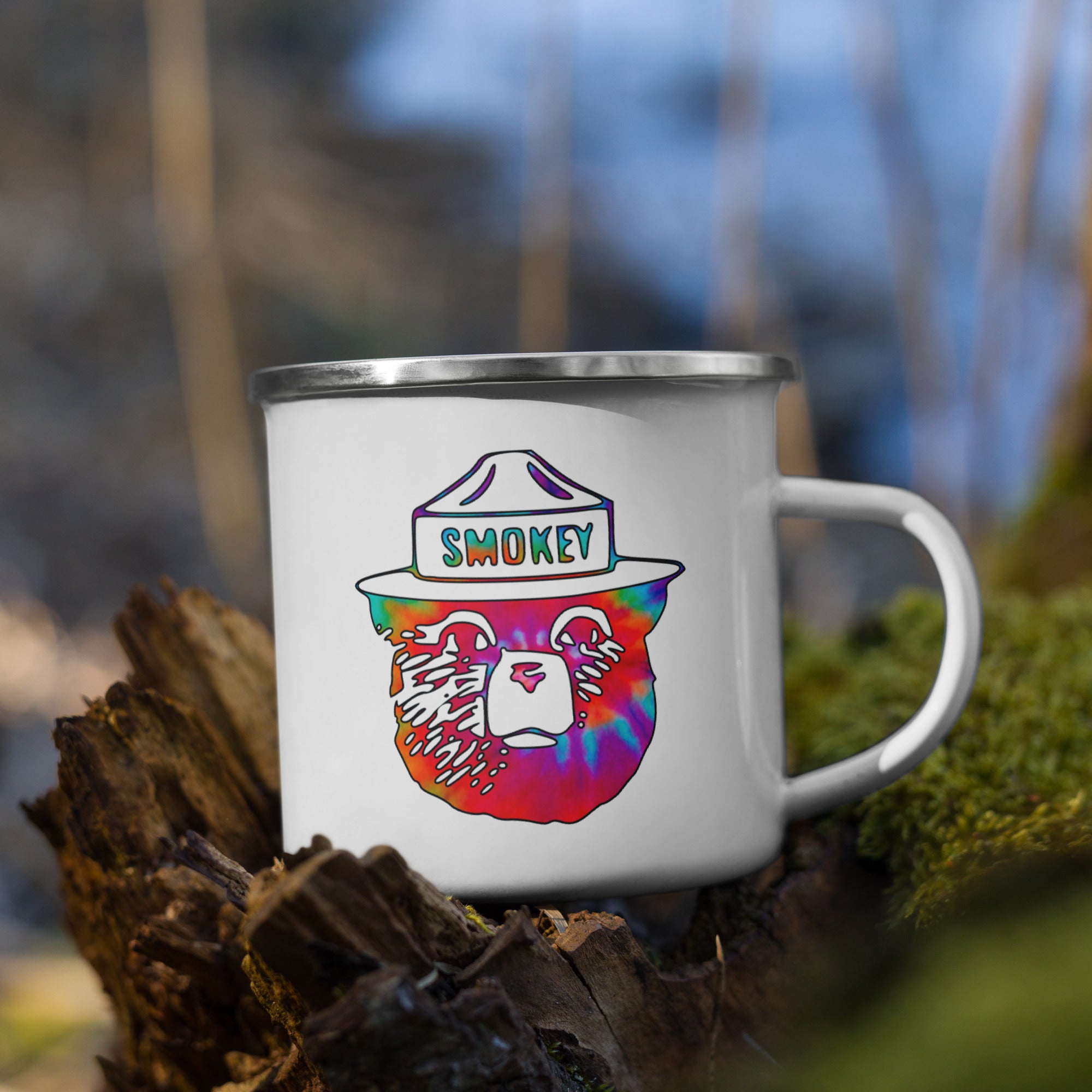 Smokey Bear Stainless Steel Coffee Mug