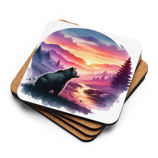 "Smoky mountain sunset" Coaster
