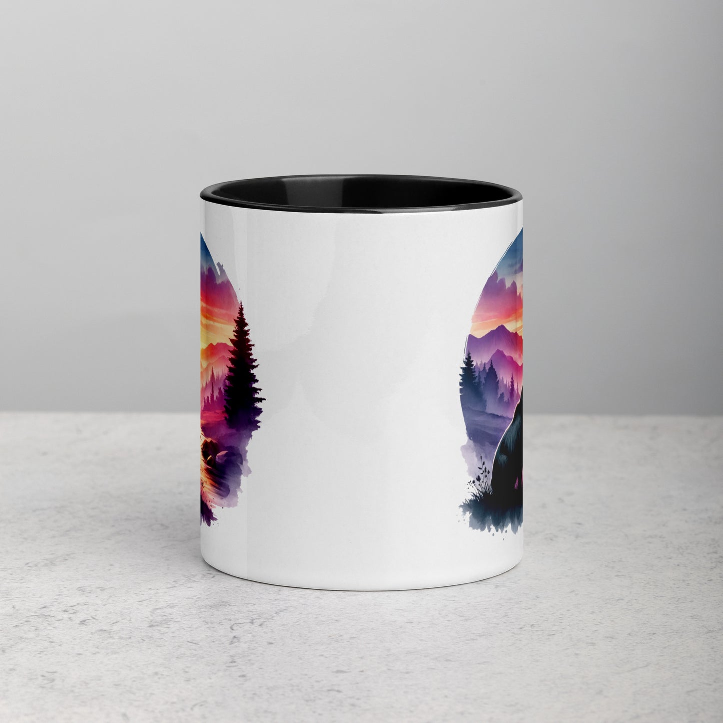 "A Smoky Sunset" mug