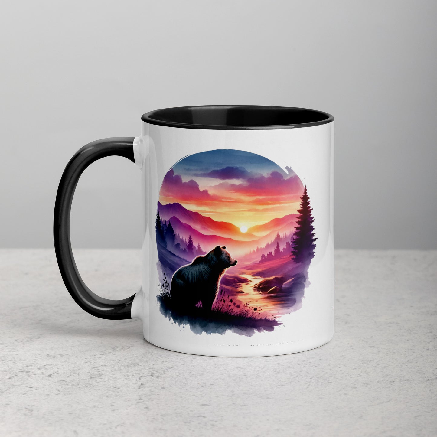 "A Smoky Sunset" mug