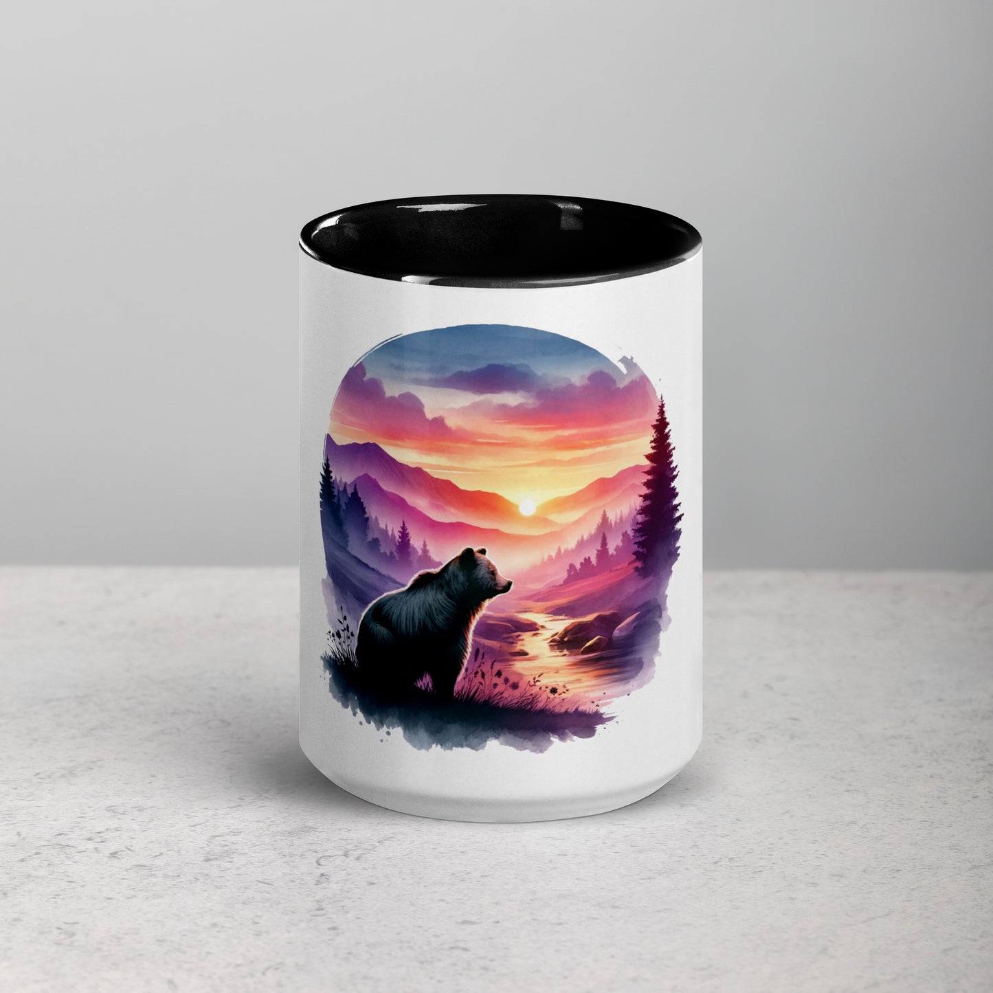 "A Smoky Sunset" mug