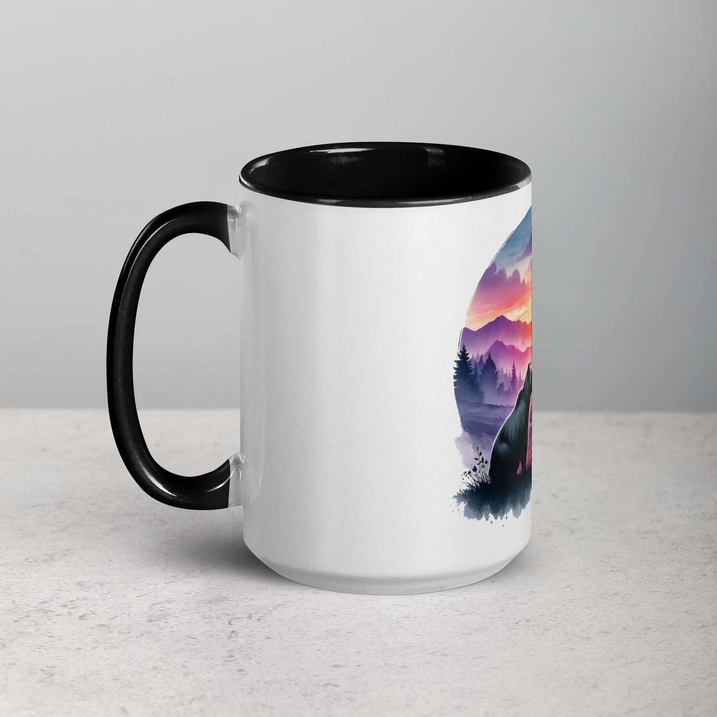 "A Smoky Sunset" mug