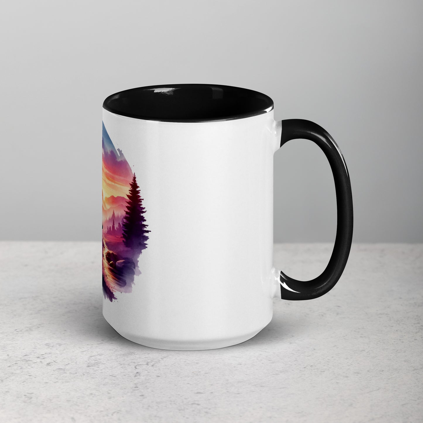 "A Smoky Sunset" mug