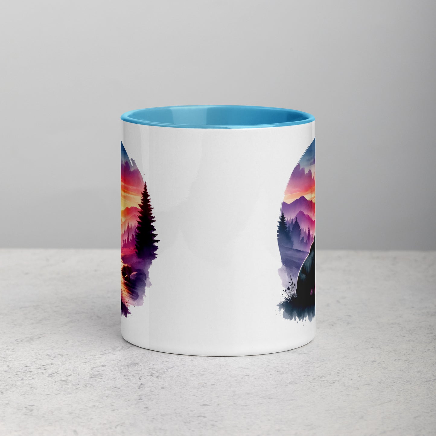 "A Smoky Sunset" mug