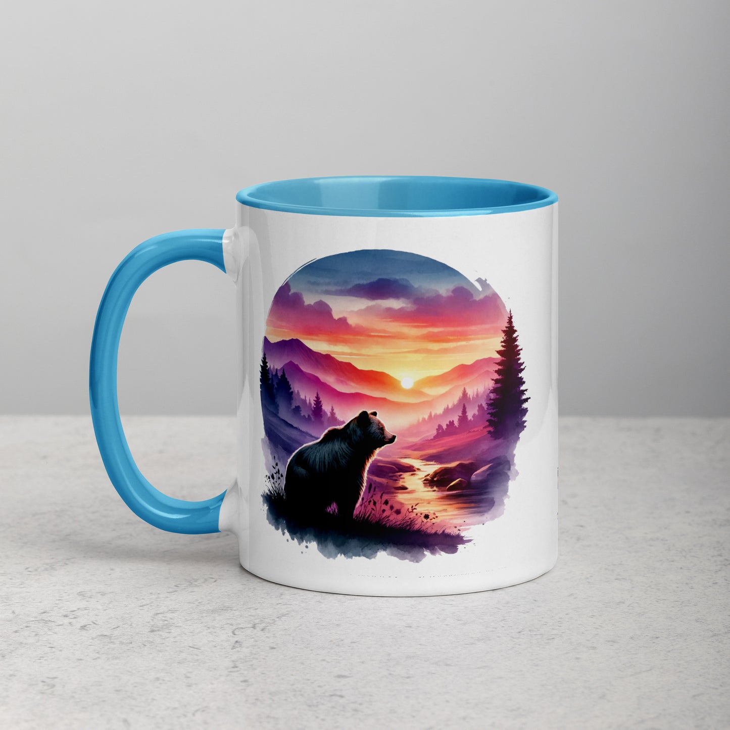 "A Smoky Sunset" mug