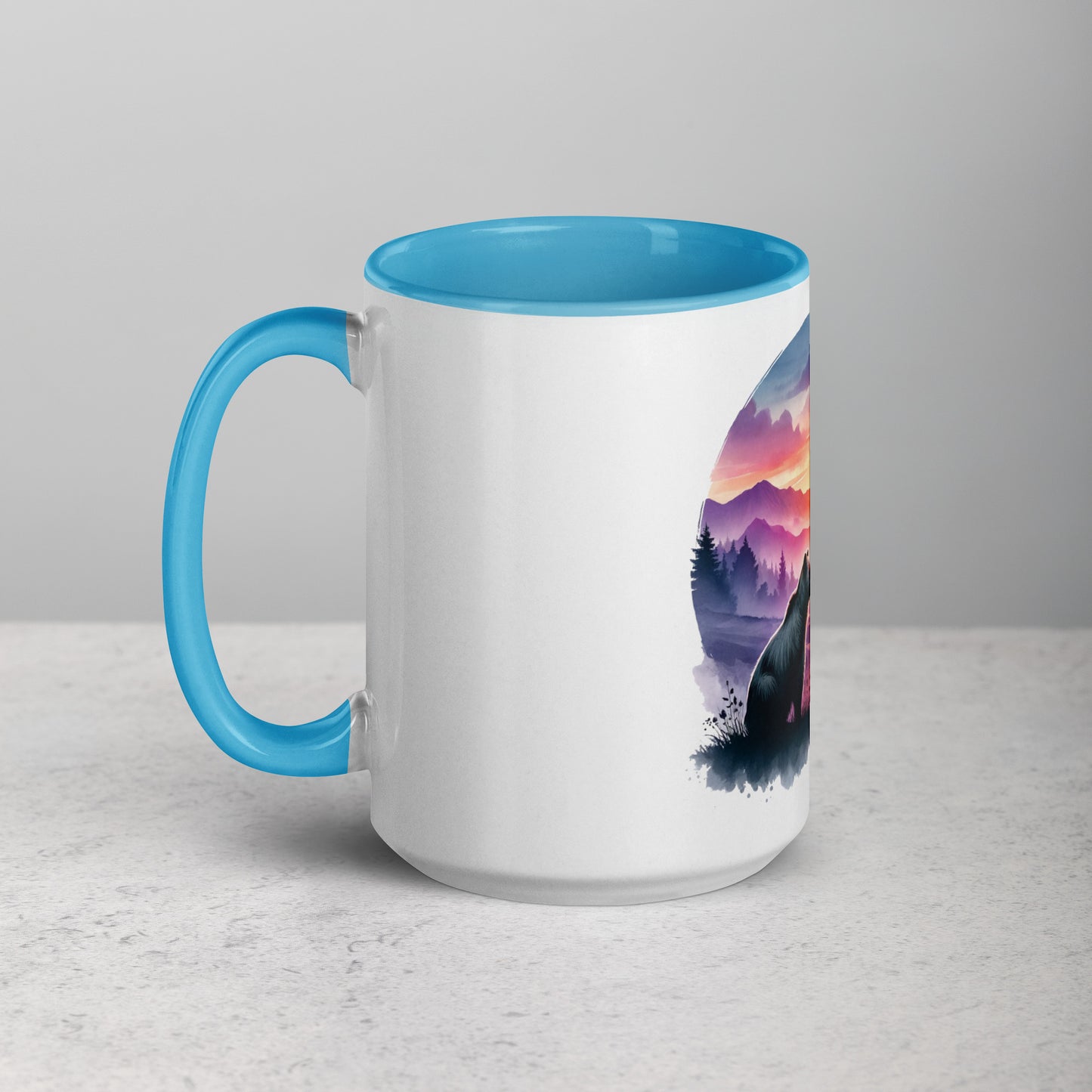 "A Smoky Sunset" mug