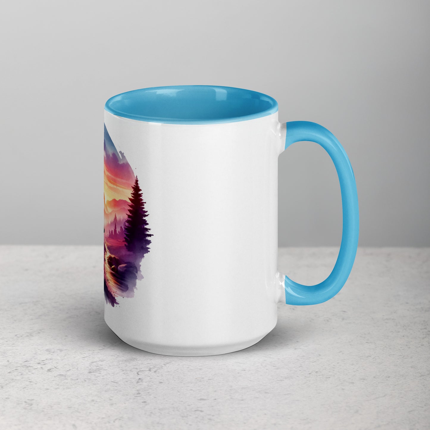 "A Smoky Sunset" mug