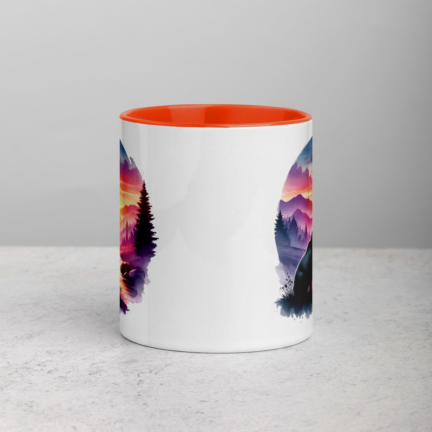 "A Smoky Sunset" mug