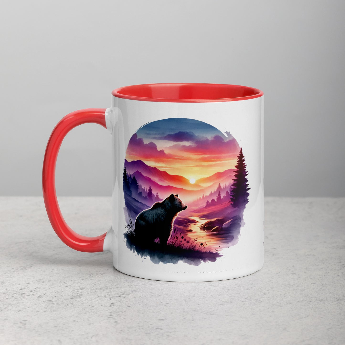 "A Smoky Sunset" mug