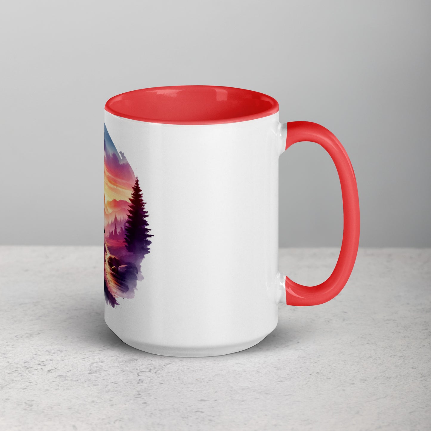 "A Smoky Sunset" mug