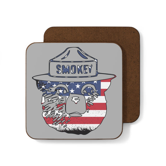 Smokey The Bear USA Hardboard Back Coaster