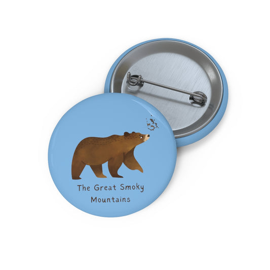 The Great Smoky Mountains Pin Button