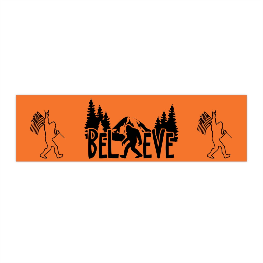 Bigfoot Believe Bumper Sticker