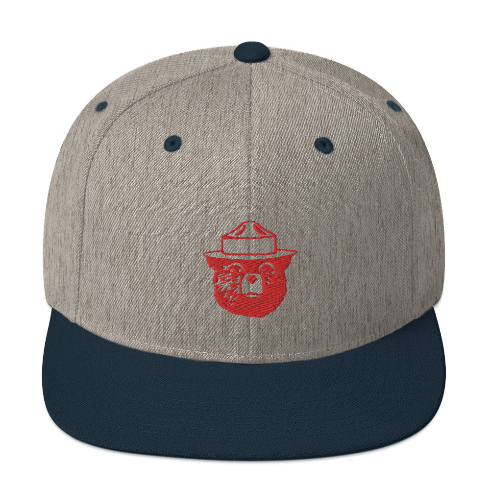 Smokey The Bear Snapback Hat