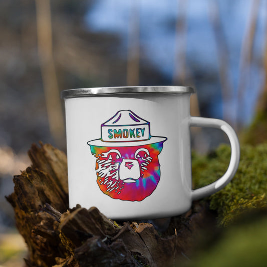 Smokey the Bear Enamel Mug