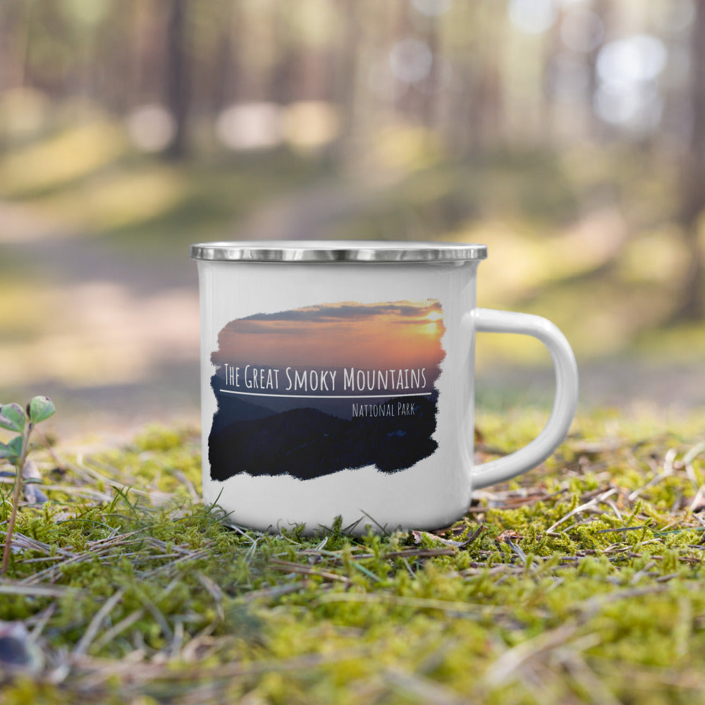 The Great Smoky Mountains Enamel Mug