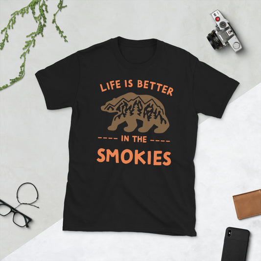 "Life is better in the smokies" T-shirt