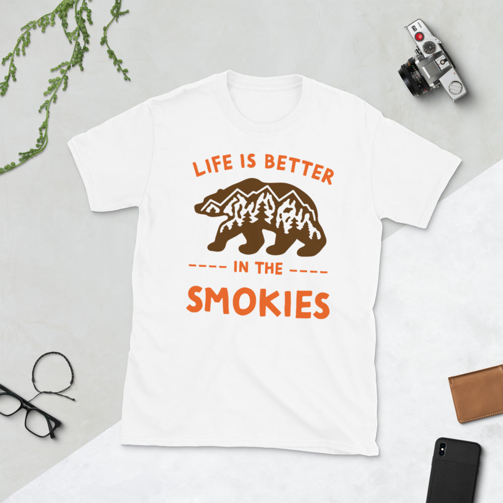 "Life is better in the smokies" T-shirt