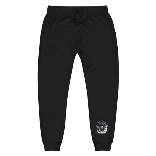 Smokey the bear fleece sweatpants