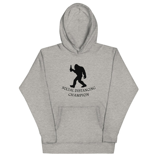 Bigfoot Social Distancing Champion Unisex Hoodie