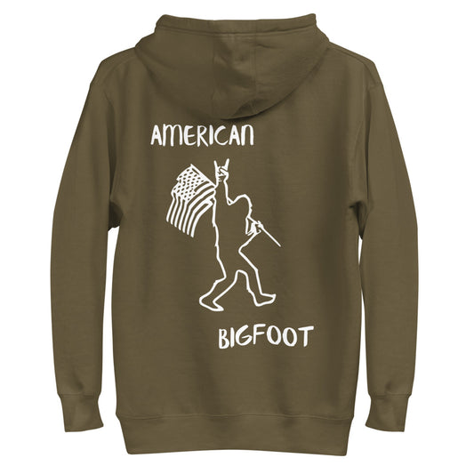 American Bigfoot Premium Unisex Hoodie