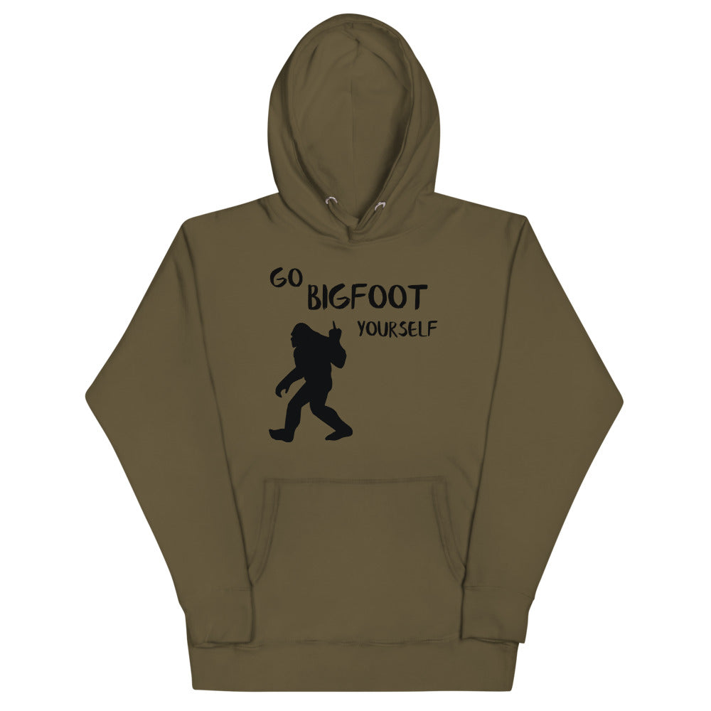 "Go Bigfoot yourself" premium unisex hoodie