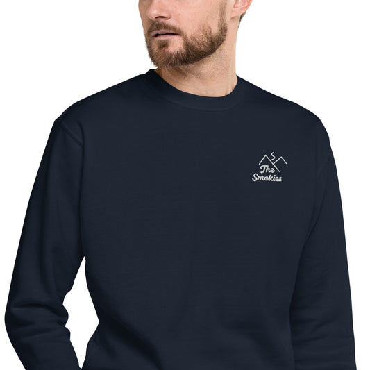 "The Smokies" Embroidered Premium Sweatshirt