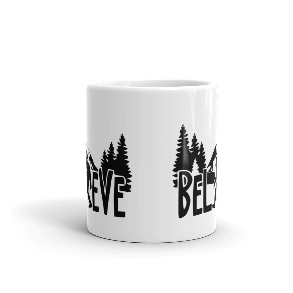 Believe Bigfoot mug