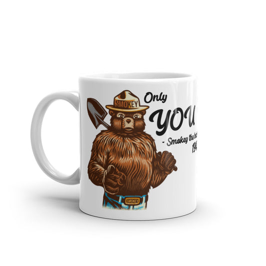 Smokey the bear only YOU mug