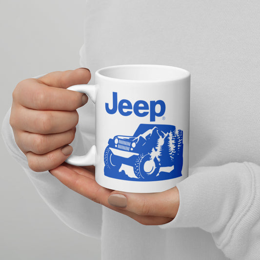 Jeep mountains mug