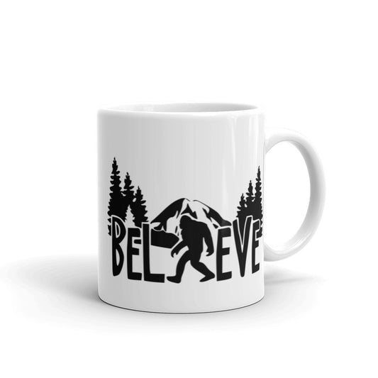 Believe Bigfoot mug